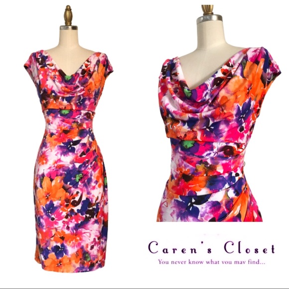 Dresses & Skirts - Ralph Lauren Floral Stretch Jersey Dress